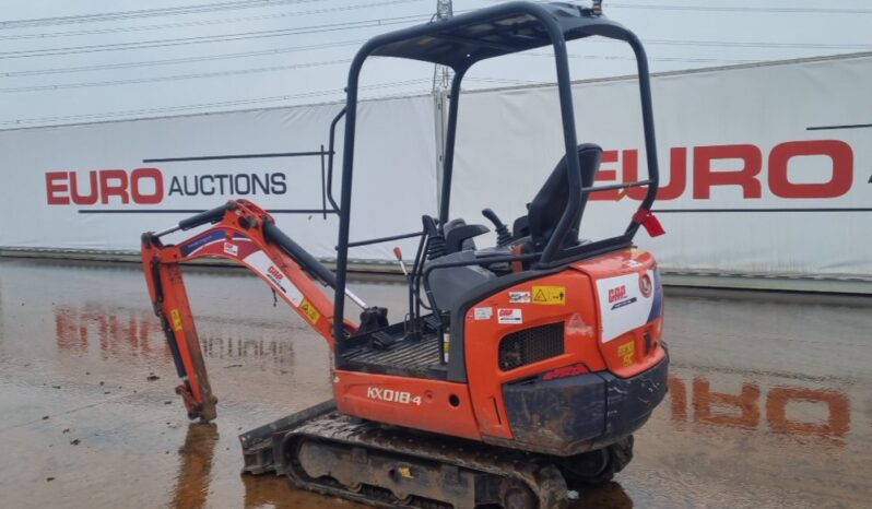 2019 Kubota KX018-4 Mini Excavators For Auction: Leeds – 5th, 6th, 7th & 8th March 2025 @ 8:00am full