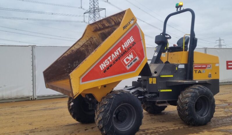 2021 Mecalac TA9 Site Dumpers For Auction: Leeds – 5th, 6th, 7th & 8th March 2025 @ 8:00am full