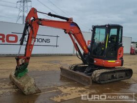 2017 Kubota U48-4 Mini Excavators For Auction: Leeds – 5th, 6th, 7th & 8th March 2025 @ 8:00am