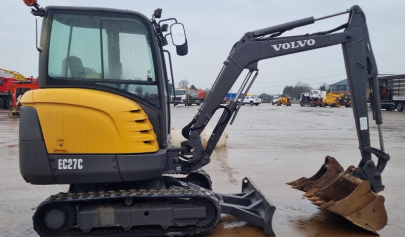 2010 Volvo EC27C Mini Excavators For Auction: Leeds – 5th, 6th, 7th & 8th March 2025 @ 8:00am full