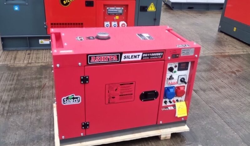 Unused 2024 Ashita Power DG11000SE3 Generators For Auction: Leeds – 5th, 6th, 7th & 8th March 2025 @ 8:00am full