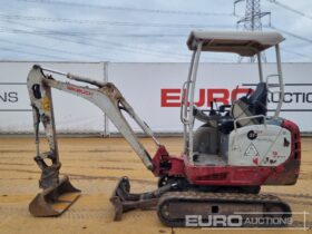 2014 Takeuchi TB216 Mini Excavators For Auction: Leeds – 5th, 6th, 7th & 8th March 2025 @ 8:00am full