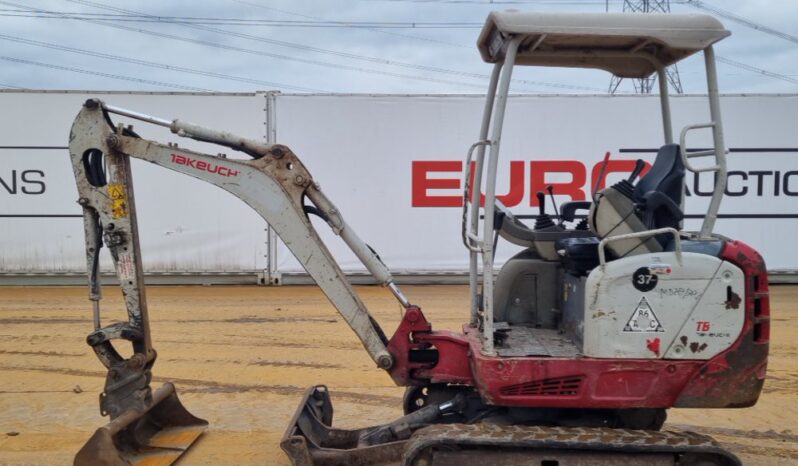 2014 Takeuchi TB216 Mini Excavators For Auction: Leeds – 5th, 6th, 7th & 8th March 2025 @ 8:00am full