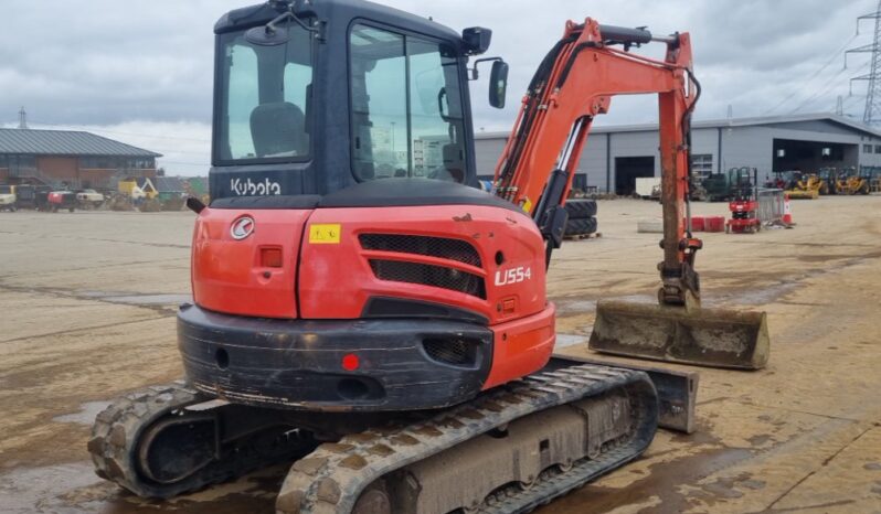 2018 Kubota U55-4 Mini Excavators For Auction: Leeds – 5th, 6th, 7th & 8th March 2025 @ 8:00am full