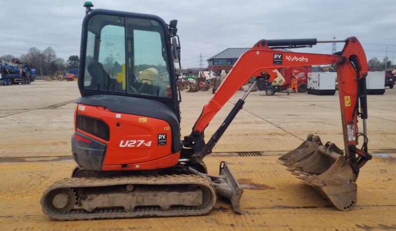 2019 Kubota U27-4 Mini Excavators For Auction: Leeds – 5th, 6th, 7th & 8th March 2025 @ 8:00am full