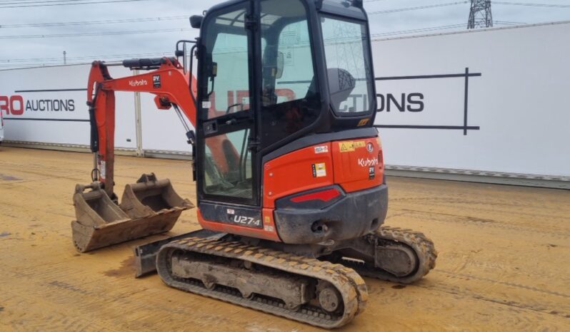 2019 Kubota U27-4 Mini Excavators For Auction: Leeds – 5th, 6th, 7th & 8th March 2025 @ 8:00am full