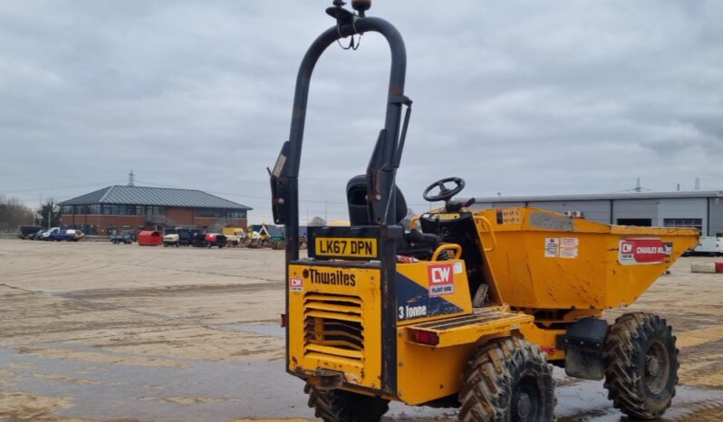 2017 Thwaites 3 Ton Site Dumpers For Auction: Leeds – 5th, 6th, 7th & 8th March 2025 @ 8:00am full