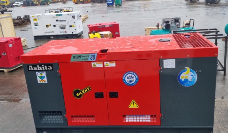 Unused 2025 Ashita Power AG3-80 Generators For Auction: Leeds – 5th, 6th, 7th & 8th March 2025 @ 8:00am full