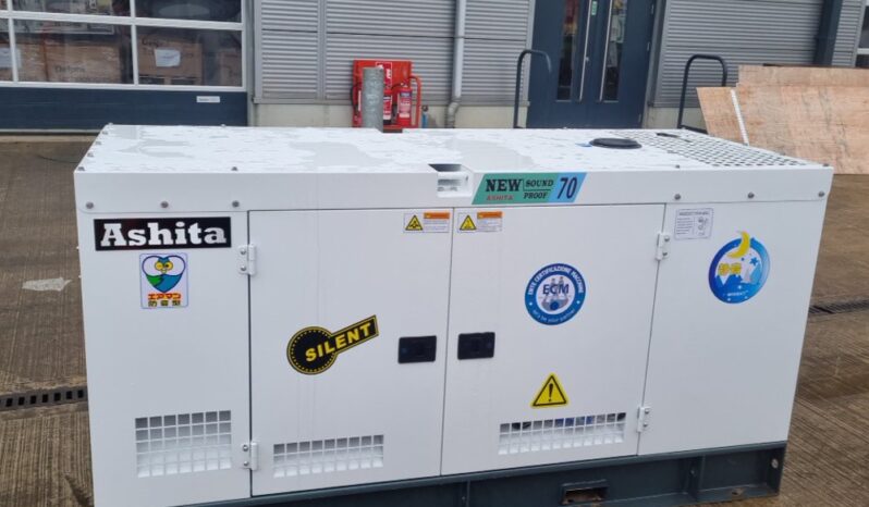 Unused 2024 Ashita Power AG3-70 Generators For Auction: Leeds – 5th, 6th, 7th & 8th March 2025 @ 8:00am full