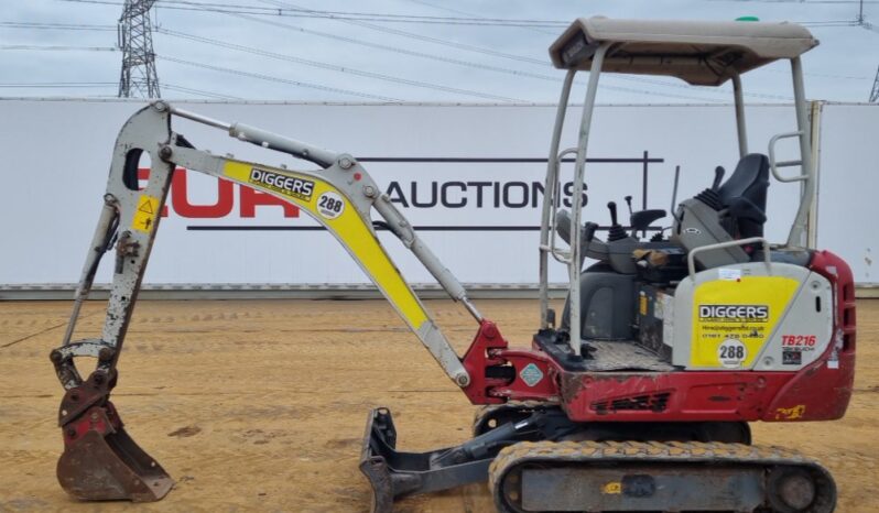 2020 Takeuchi TB216 Mini Excavators For Auction: Leeds – 5th, 6th, 7th & 8th March 2025 @ 8:00am full