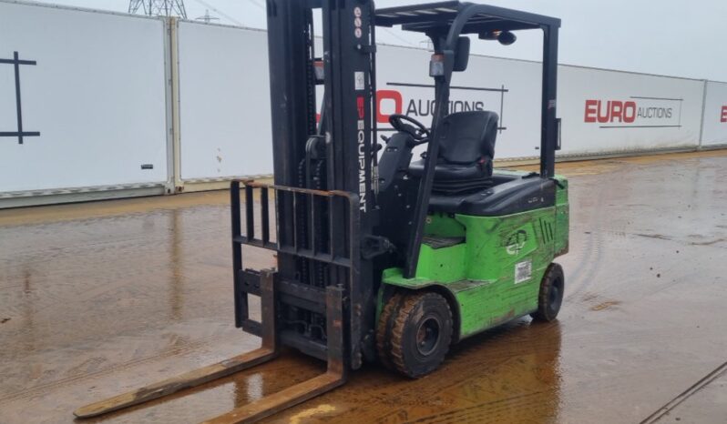 2020 Ep equipment CPD25L2 Electric Forklift, 3 Stage Free Lift Mast, Side Shift, Forks Forklifts For Auction: Leeds – 5th, 6th, 7th & 8th March 2025 @ 8:00am