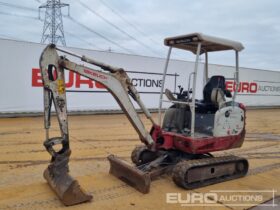 2014 Takeuchi TB216 Mini Excavators For Auction: Leeds – 5th, 6th, 7th & 8th March 2025 @ 8:00am