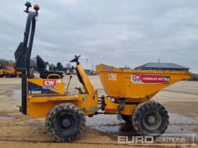 2017 Thwaites 3 Ton Site Dumpers For Auction: Leeds – 5th, 6th, 7th & 8th March 2025 @ 8:00am full