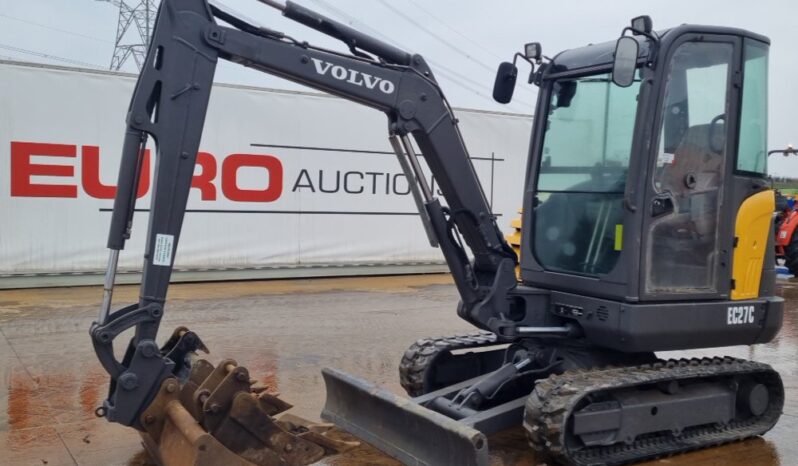 2010 Volvo EC27C Mini Excavators For Auction: Leeds – 5th, 6th, 7th & 8th March 2025 @ 8:00am