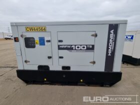 2021 Himoinsa HRFW-100 Generators For Auction: Leeds – 5th, 6th, 7th & 8th March 2025 @ 8:00am full