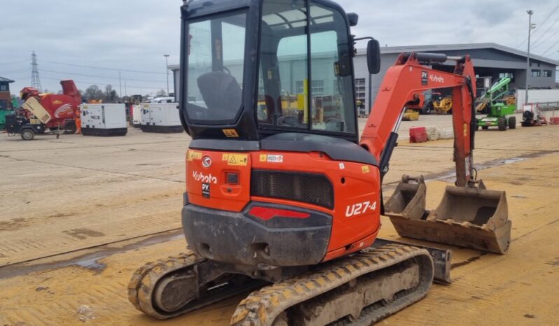 2019 Kubota U27-4 Mini Excavators For Auction: Leeds – 5th, 6th, 7th & 8th March 2025 @ 8:00am full