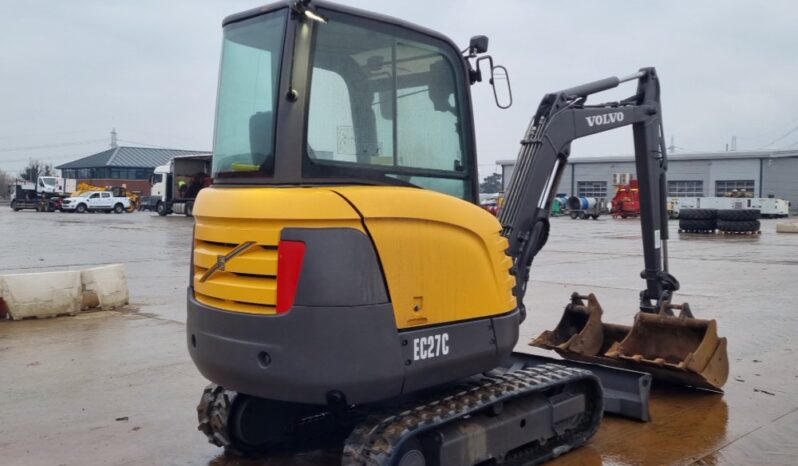 2010 Volvo EC27C Mini Excavators For Auction: Leeds – 5th, 6th, 7th & 8th March 2025 @ 8:00am full