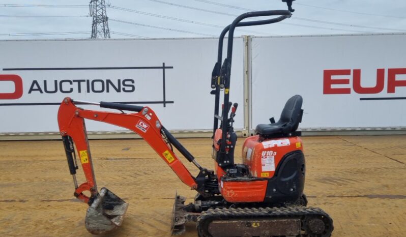 2020 Kubota U10-3 Mini Excavators For Auction: Leeds – 5th, 6th, 7th & 8th March 2025 @ 8:00am full