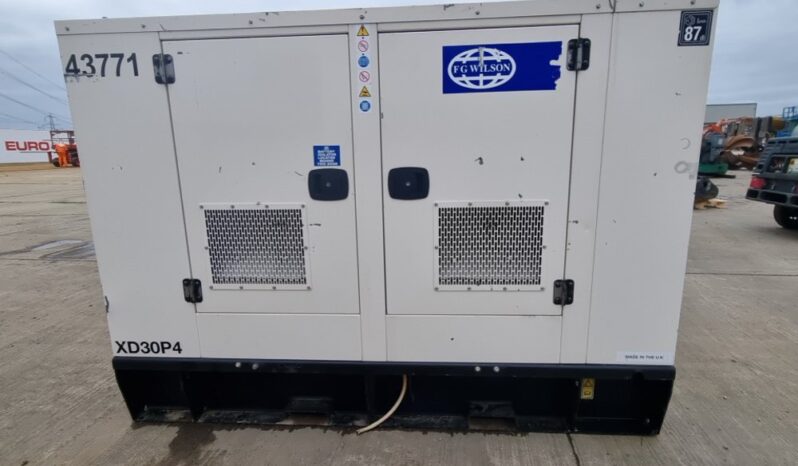 2016 FG Wilson XD30P4 Generators For Auction: Leeds – 5th, 6th, 7th & 8th March 2025 @ 8:00am full