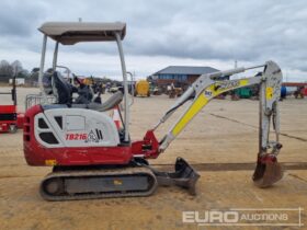 2020 Takeuchi TB216 Mini Excavators For Auction: Leeds – 5th, 6th, 7th & 8th March 2025 @ 8:00am full