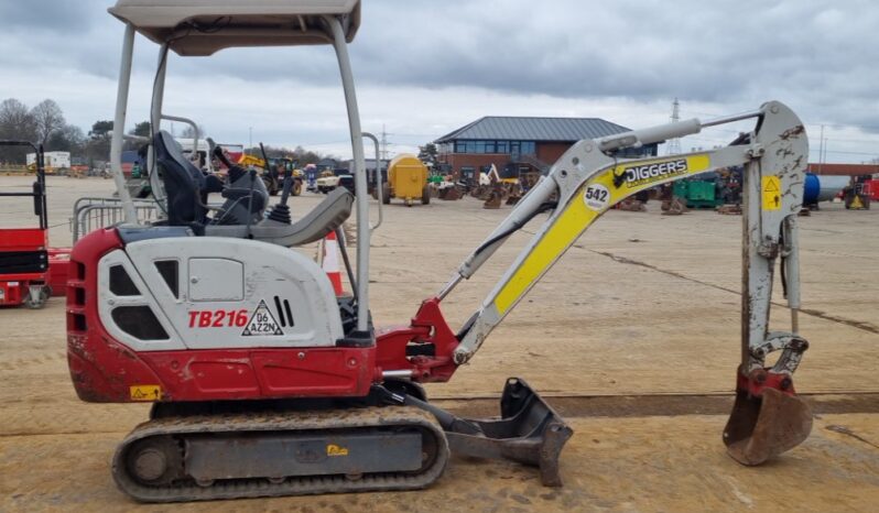 2020 Takeuchi TB216 Mini Excavators For Auction: Leeds – 5th, 6th, 7th & 8th March 2025 @ 8:00am full