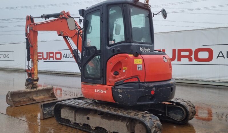 2018 Kubota U55-4 Mini Excavators For Auction: Leeds – 5th, 6th, 7th & 8th March 2025 @ 8:00am full