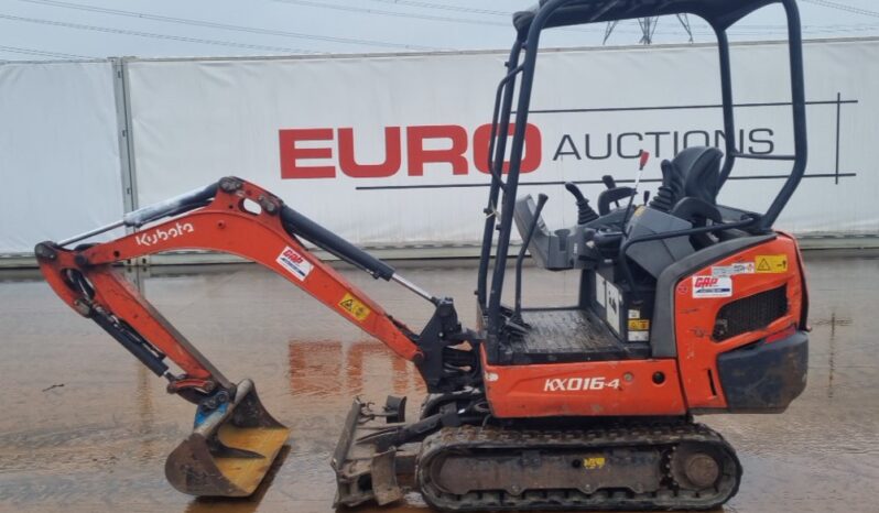 2017 Kubota KX016-4 Mini Excavators For Auction: Leeds – 5th, 6th, 7th & 8th March 2025 @ 8:00am full