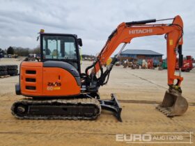 2017 Hitachi ZX65USB-5A CLP 6 Ton+ Excavators For Auction: Leeds – 5th, 6th, 7th & 8th March 2025 @ 8:00am full