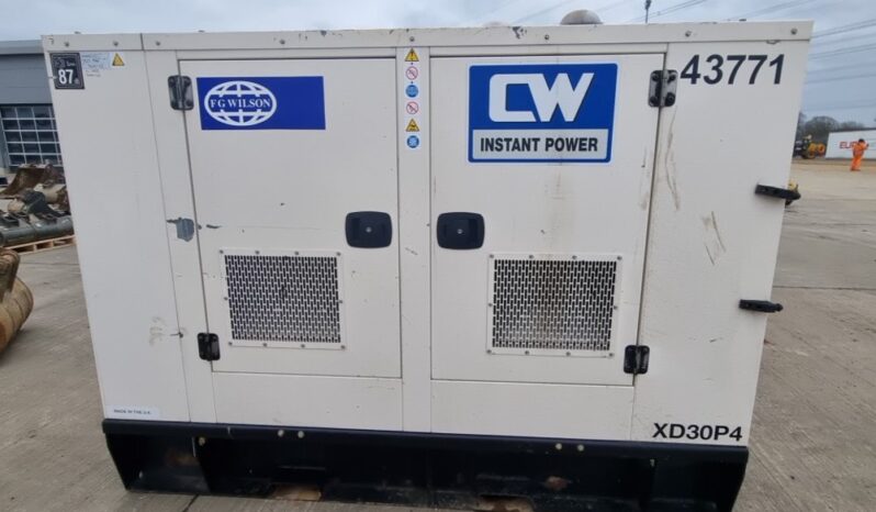 2016 FG Wilson XD30P4 Generators For Auction: Leeds – 5th, 6th, 7th & 8th March 2025 @ 8:00am full