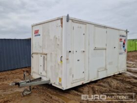 AJC All In One Single Axle Welfare Unit, 3.75kVA Generator, Drying Room, W/C (Cannot Be Reconsigned) Containers For Auction: Leeds – 5th, 6th, 7th & 8th March 2025 @ 8:00am