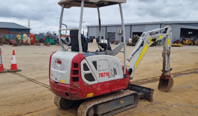 2020 Takeuchi TB216 Mini Excavators For Auction: Leeds – 5th, 6th, 7th & 8th March 2025 @ 8:00am full