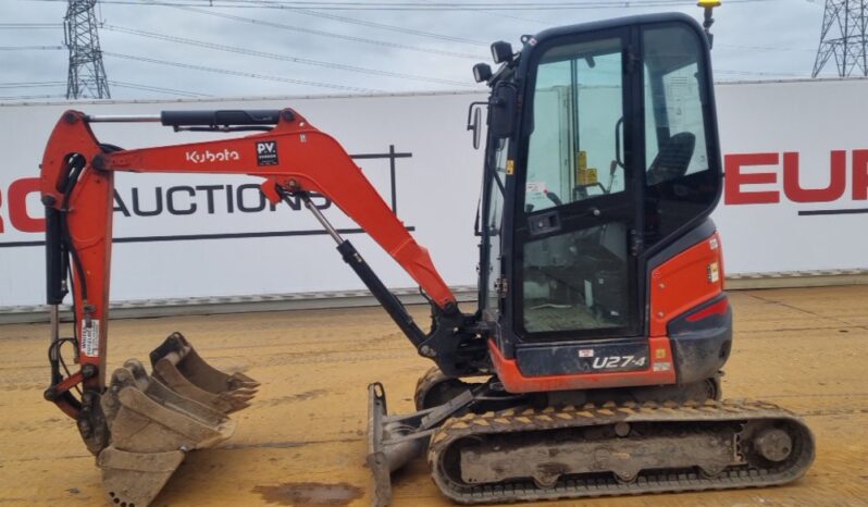 2019 Kubota U27-4 Mini Excavators For Auction: Leeds – 5th, 6th, 7th & 8th March 2025 @ 8:00am full