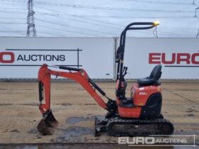 2016 Kubota U10-3 Mini Excavators For Auction: Leeds – 5th, 6th, 7th & 8th March 2025 @ 8:00am full