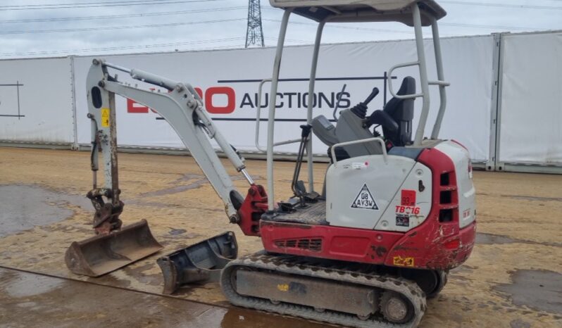 2020 Takeuchi TB216 Mini Excavators For Auction: Leeds – 5th, 6th, 7th & 8th March 2025 @ 8:00am full