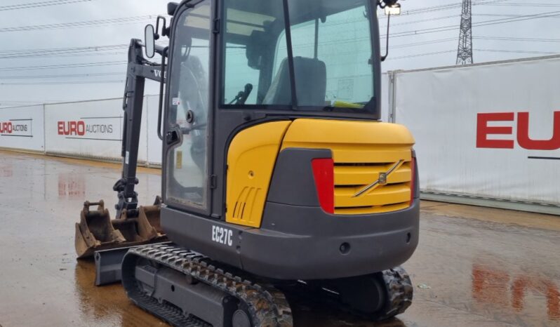 2010 Volvo EC27C Mini Excavators For Auction: Leeds – 5th, 6th, 7th & 8th March 2025 @ 8:00am full