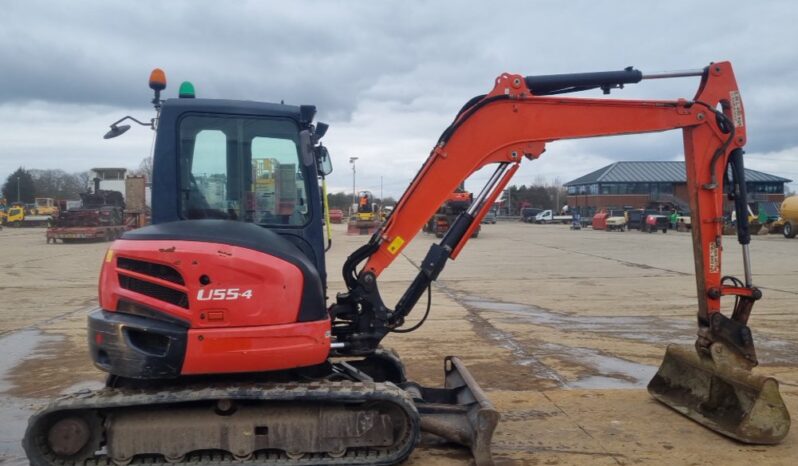 2018 Kubota U55-4 Mini Excavators For Auction: Leeds – 5th, 6th, 7th & 8th March 2025 @ 8:00am full