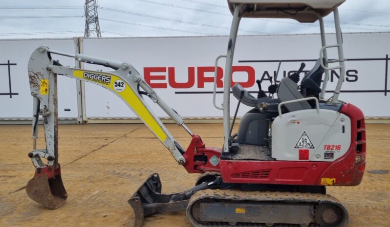 2020 Takeuchi TB216 Mini Excavators For Auction: Leeds – 5th, 6th, 7th & 8th March 2025 @ 8:00am full