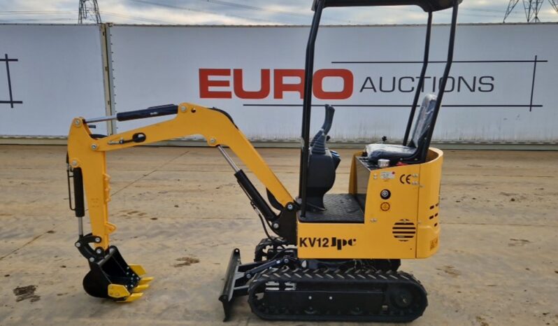 Unused 2024 JPC KV12 Micro Excavators For Auction: Leeds – 5th, 6th, 7th & 8th March 2025 @ 8:00am full