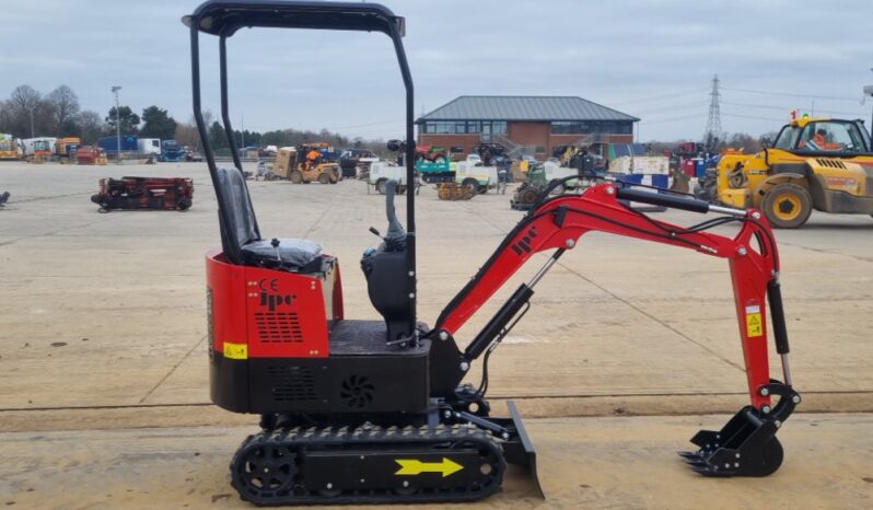 Unused 2024 JPC HT12 Micro Excavators For Auction: Leeds – 5th, 6th, 7th & 8th March 2025 @ 8:00am full