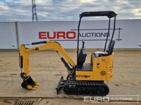 Unused 2024 JPC KV12 Micro Excavators For Auction: Leeds – 5th, 6th, 7th & 8th March 2025 @ 8:00am full