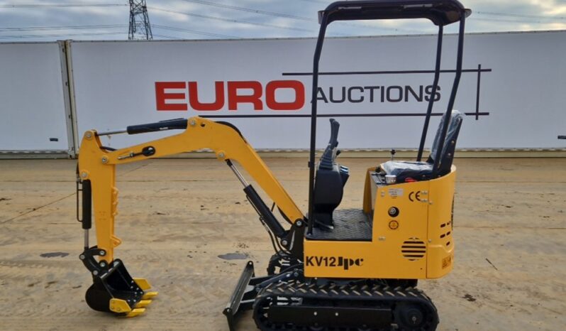 Unused 2024 JPC KV12 Micro Excavators For Auction: Leeds – 5th, 6th, 7th & 8th March 2025 @ 8:00am full