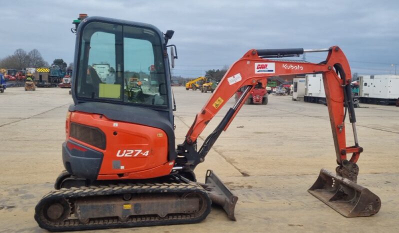 2015 Kubota U27-4 Mini Excavators For Auction: Leeds – 5th, 6th, 7th & 8th March 2025 @ 8:00am full