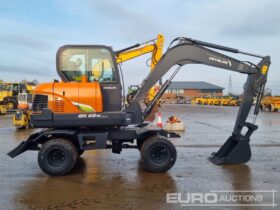 Unused 2024 Develon DX60WN ECO-1 Wheeled Excavators For Auction: Leeds – 5th, 6th, 7th & 8th March 2025 @ 8:00am full