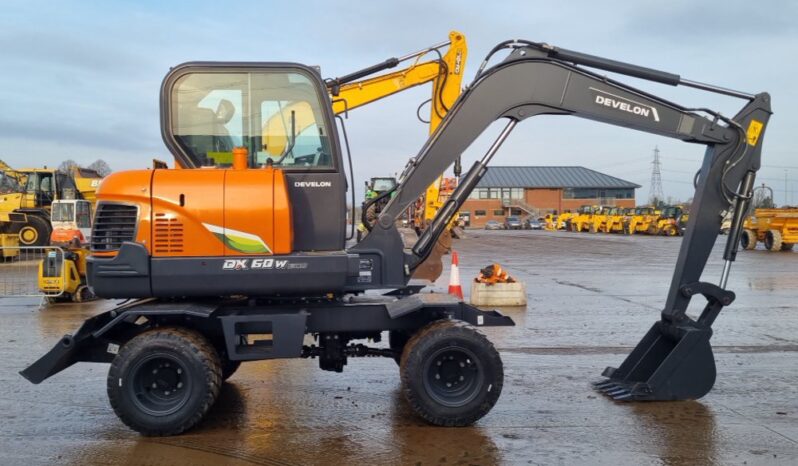 Unused 2024 Develon DX60WN ECO-1 Wheeled Excavators For Auction: Leeds – 5th, 6th, 7th & 8th March 2025 @ 8:00am full