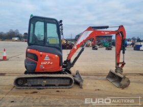 2016 Kubota U27-4 Mini Excavators For Auction: Leeds – 5th, 6th, 7th & 8th March 2025 @ 8:00am full