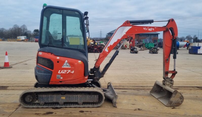 2016 Kubota U27-4 Mini Excavators For Auction: Leeds – 5th, 6th, 7th & 8th March 2025 @ 8:00am full