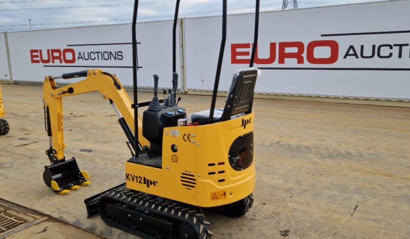 Unused 2024 JPC KV12 Micro Excavators For Auction: Leeds – 5th, 6th, 7th & 8th March 2025 @ 8:00am full