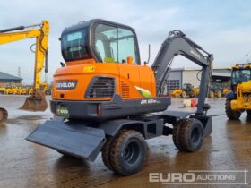 Unused 2024 Develon DX60WN ECO-1 Wheeled Excavators For Auction: Leeds – 5th, 6th, 7th & 8th March 2025 @ 8:00am full