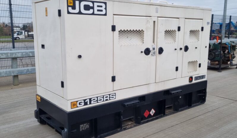 2022 JCB G125RS Generators For Auction: Leeds – 5th, 6th, 7th & 8th March 2025 @ 8:00am full