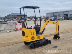 Unused 2024 JPC KV12 Micro Excavators For Auction: Leeds – 5th, 6th, 7th & 8th March 2025 @ 8:00am full